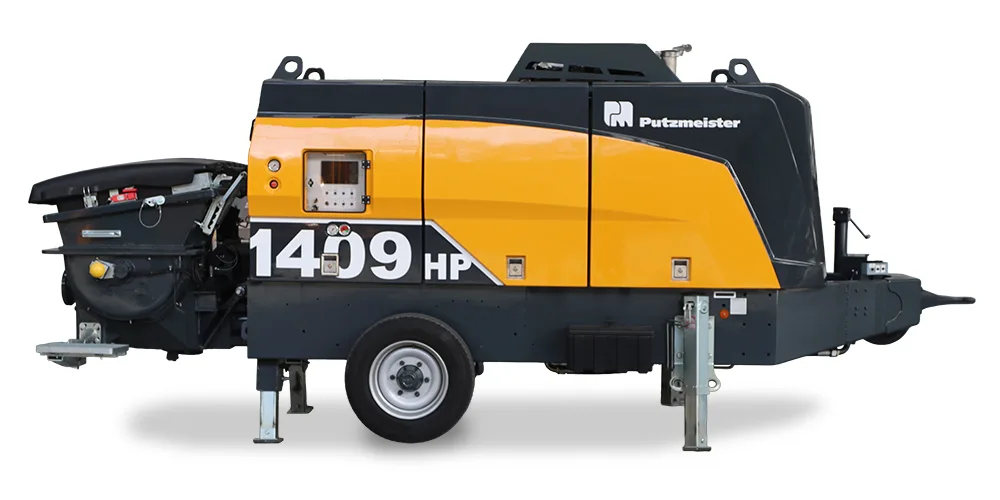 Putzmeister 1409 trailer pump