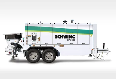 Schwing SP 2000 trailer pump