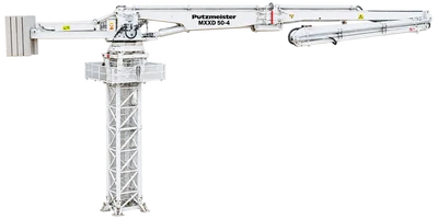Putzmeister MXK 50-D separate placing boom, mast and four-section boom