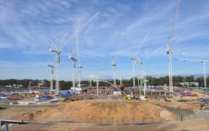 Pumping works on a civil project